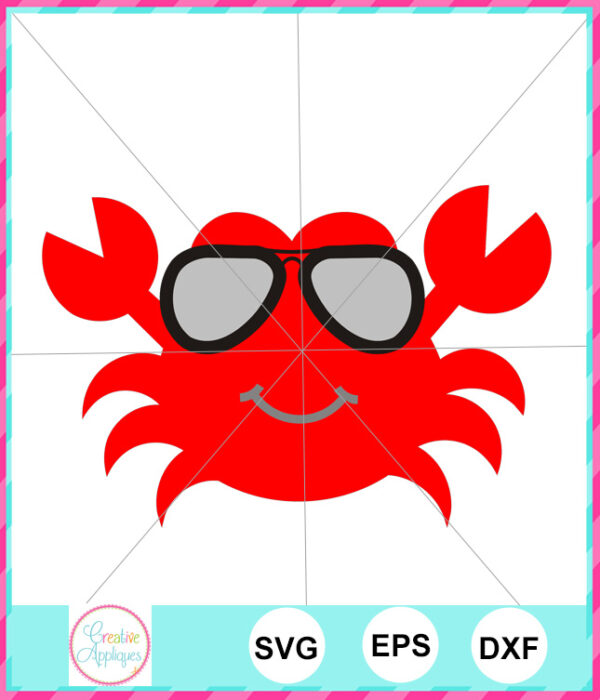 Crab Sunglasses Cutting File