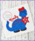 Girl Dinosaur Star Applique - Creative Appliques