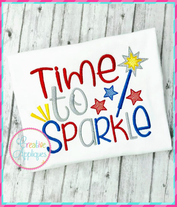 Time To Sparkle Embroidery