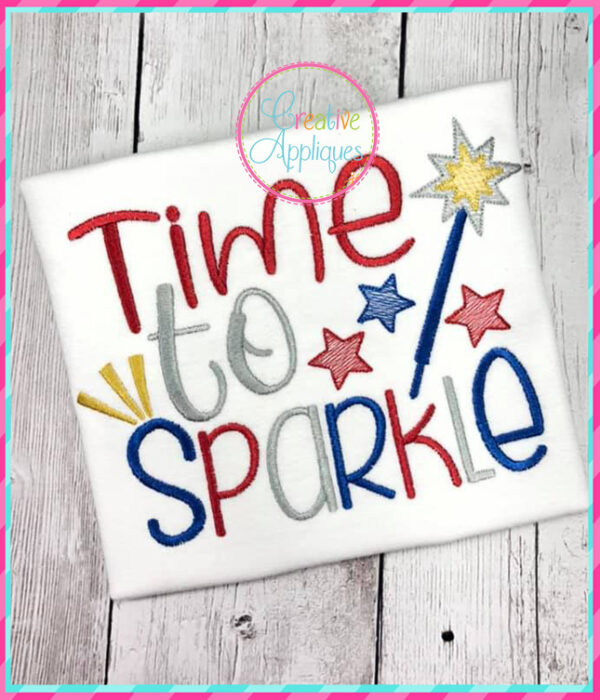 Time To Sparkle Embroidery - Image 2