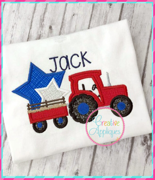 Tractor Stars Applique - Image 3