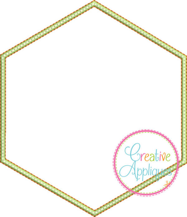 Hexagon 1 Applique Frame - Image 2