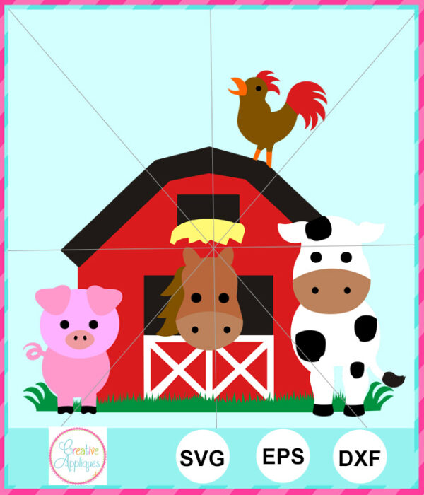 CUT File Barn Animals