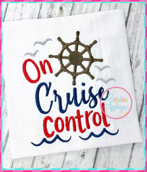 On Cruise Control Embroidery