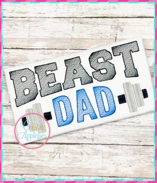 Beast Dad Embroidery