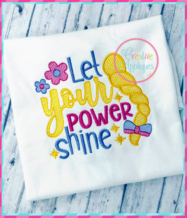 Let Your Power Shine Embroidery - Image 2