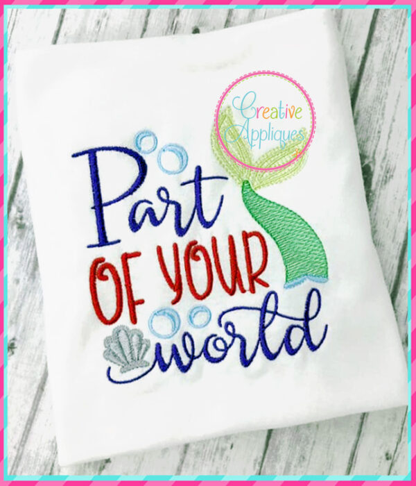 Part of your World Embroidery - Image 2