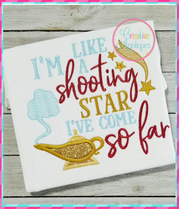 I'm Like a Shooting Star Applique - Image 4