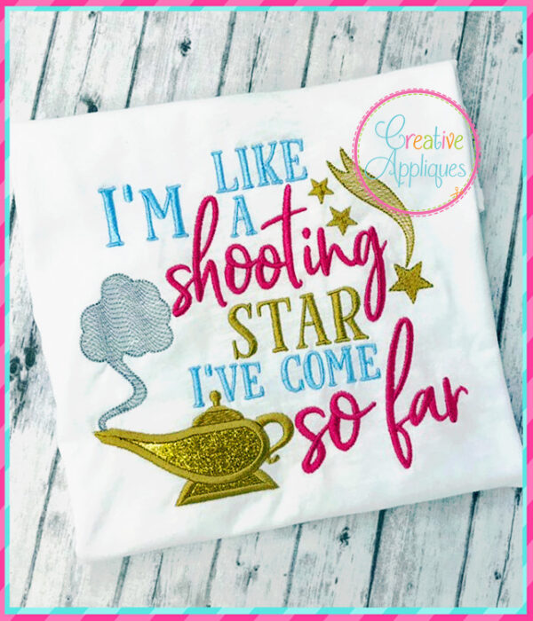 I'm Like a Shooting Star Applique - Image 3