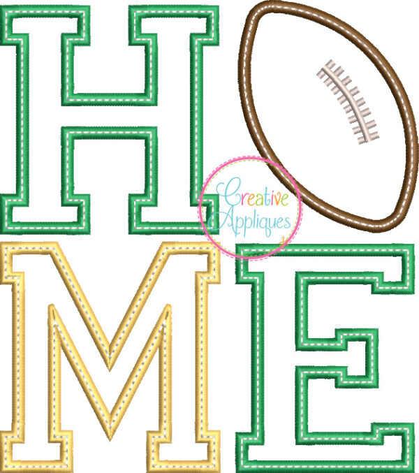 Home Football Applique - Image 3