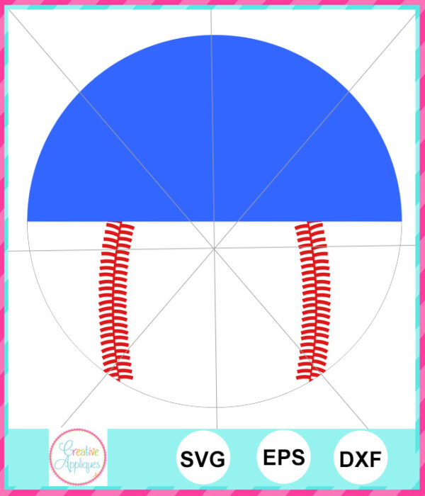 Monogram Baseball Cut File