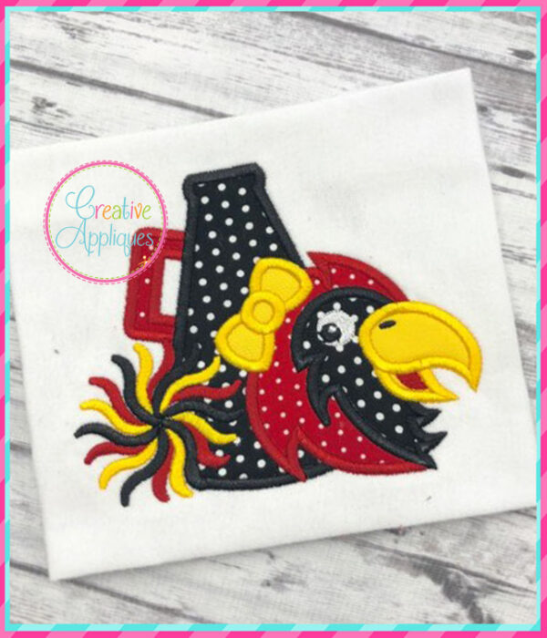 Mascot Cheer Megaphone Applique Set - Image 8