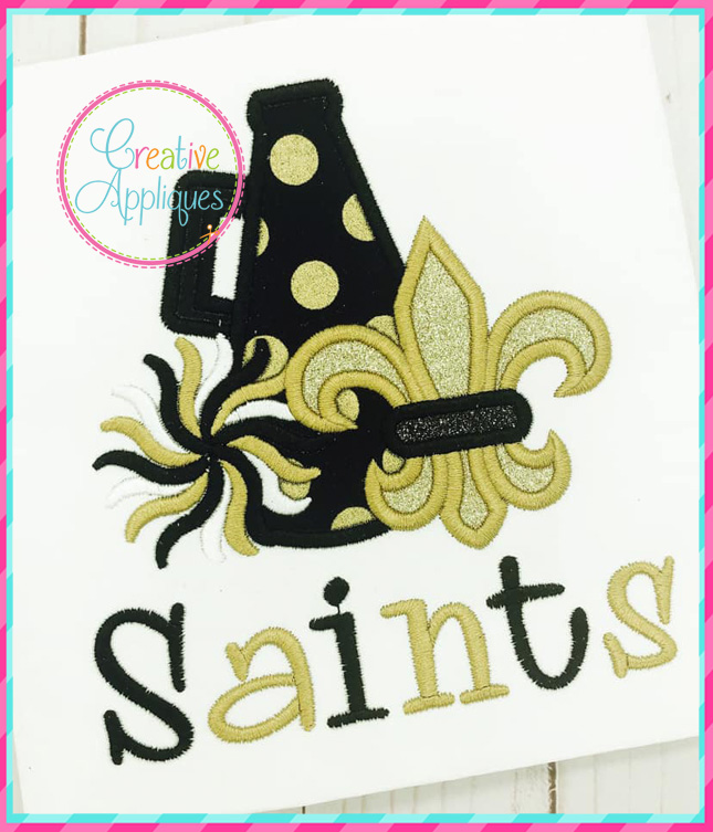 Mardi Gras Saints Fleur De Lis SVG & Printable - Sewing Divine