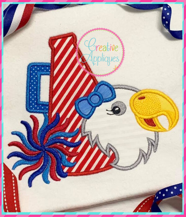 Mascot Cheer Megaphone Applique Set - Image 5