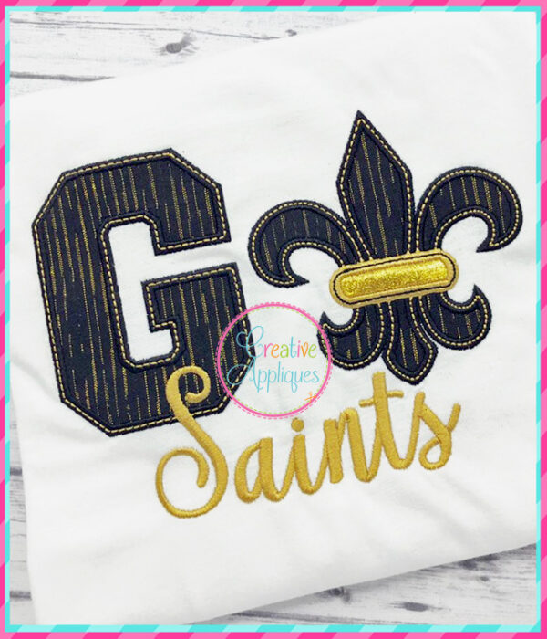 Go Fleur De Lis Applique