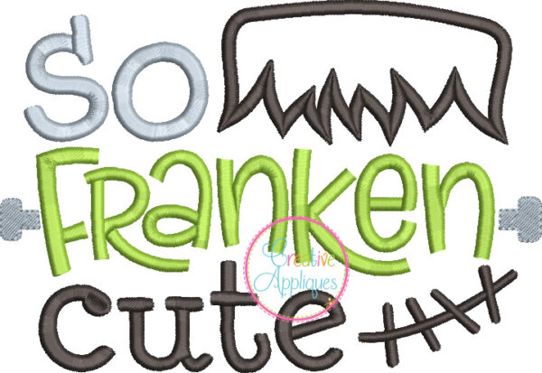 So Franken Cute Applique - Image 2