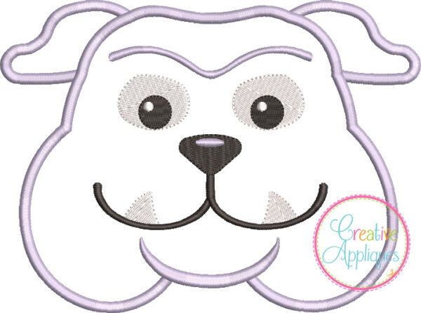 Bulldog Applique - Image 2