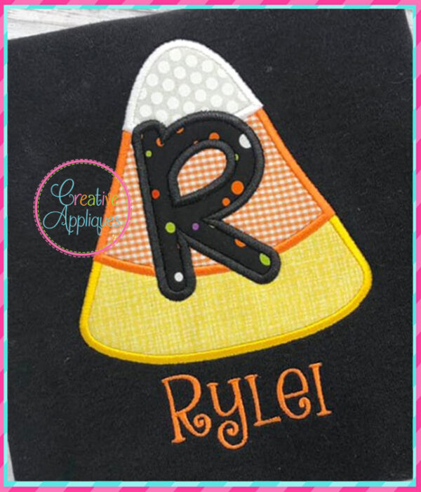 Candy Corn Alphabet Applique - Image 6