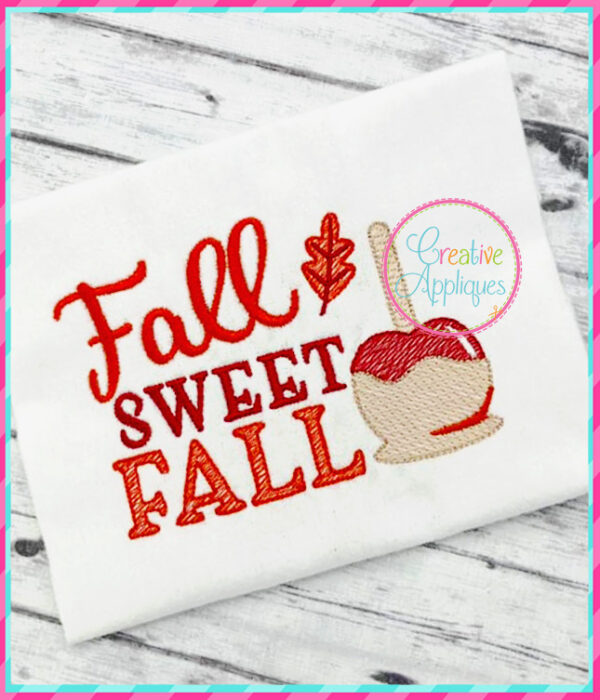 Fall Sweet Fall Embroidery