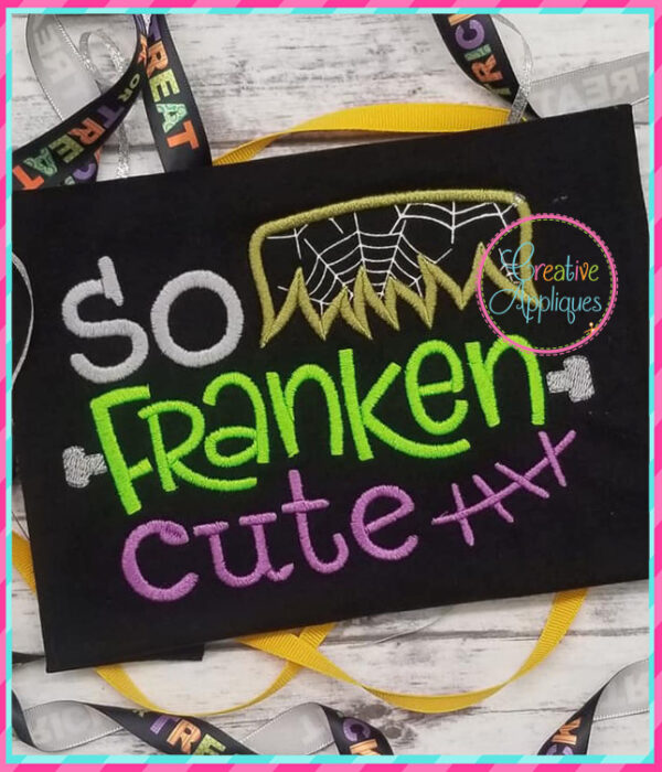 So Franken Cute Applique - Image 5