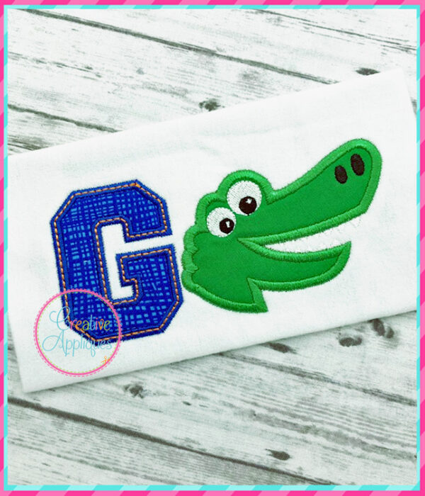 Go Alligator Applique