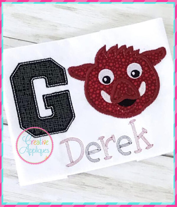 Go Hog Applique