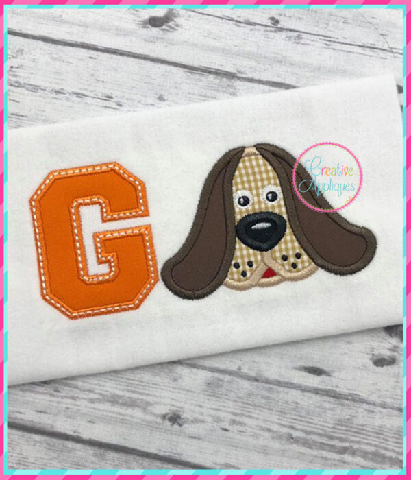 Go Hound Dog Applique