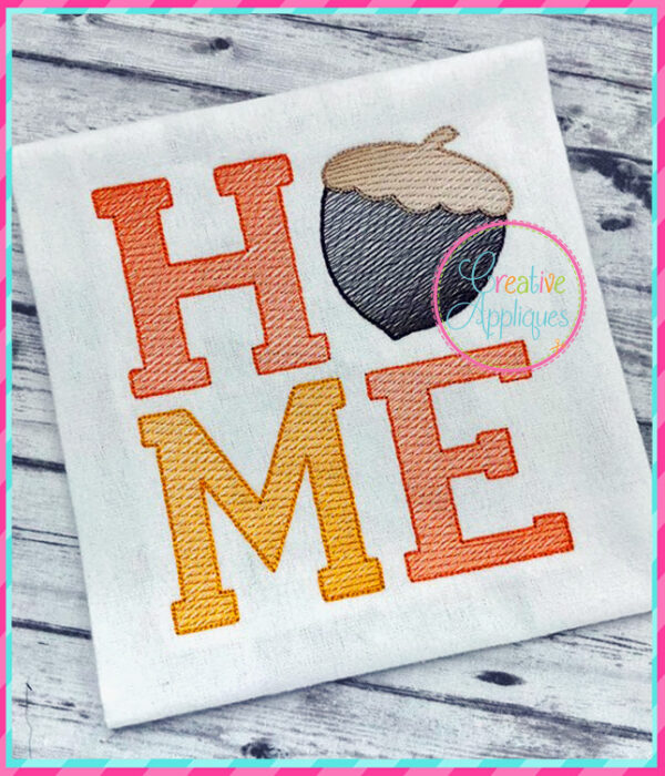 Sketch Stitch Home Acorn