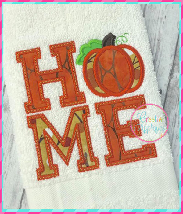 Home Pumpkin Applique