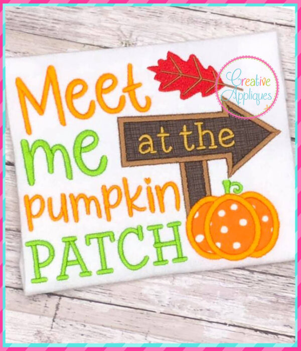 Meet Me At The Patch Applique