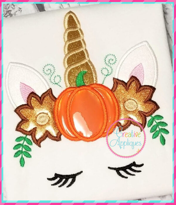 Unicorn Pumpkin Applique - Image 8