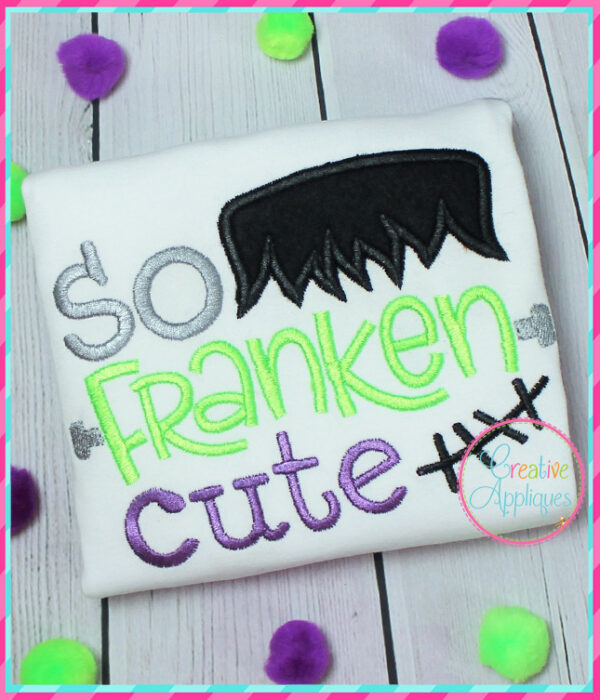 So Franken Cute Applique - Image 4