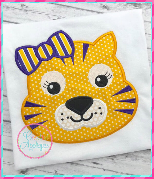 Tiger Girl Applique