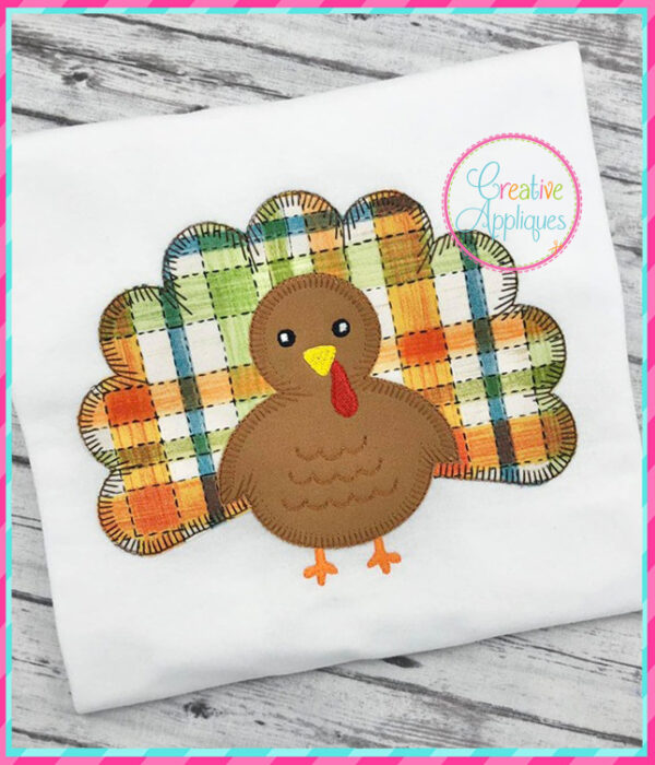 Blanket Stitch Turkey Applique