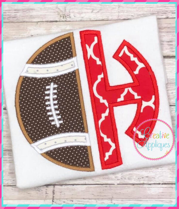 Football Applique Alphabet