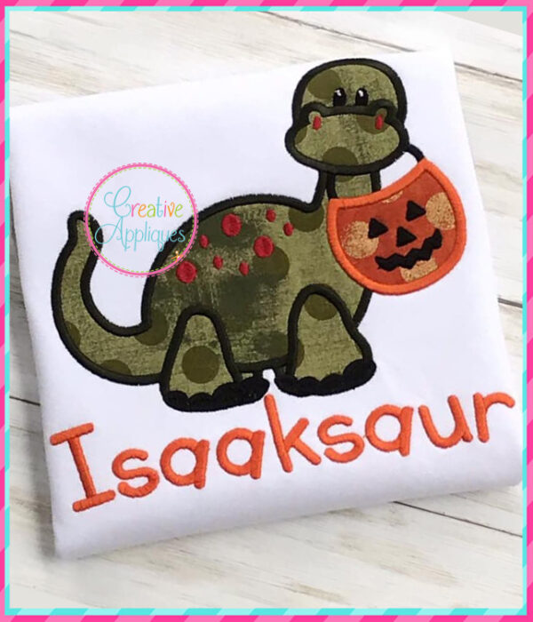 Halloween Dinosaur Applique - Image 3