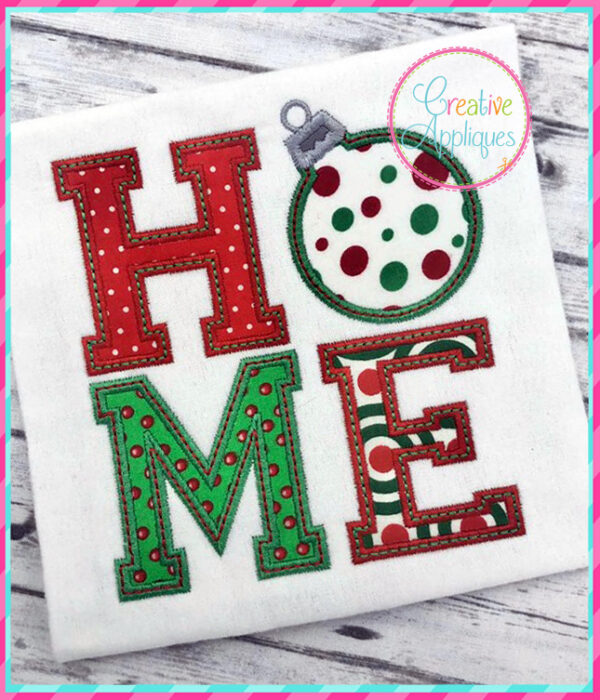 Home Ornament Applique