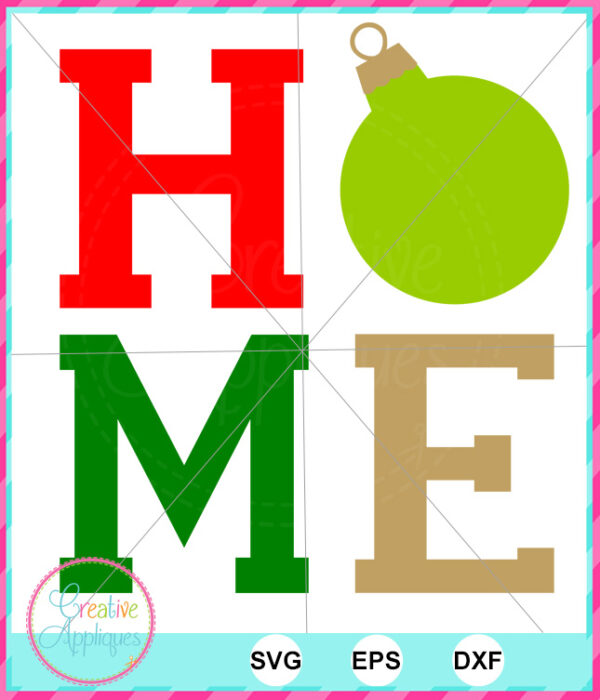 Home Ornament Cut File