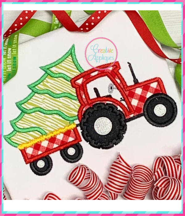 Tractor Tree Applique - Image 5