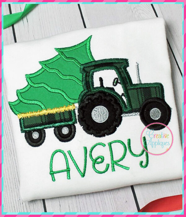 Tractor Tree Applique - Image 6