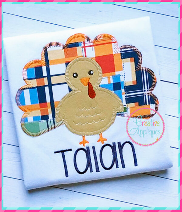 Blanket Stitch Turkey Applique - Image 3