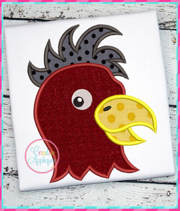 Rooster Applique Design