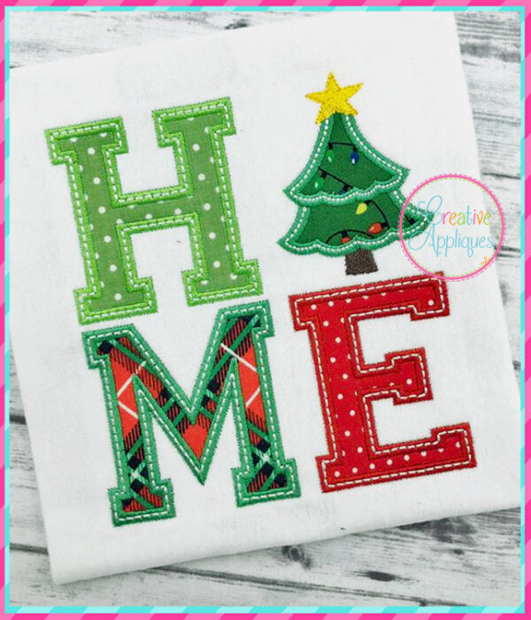 Home Tree Applique