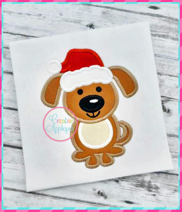 Santa Dog Applique - Image 3