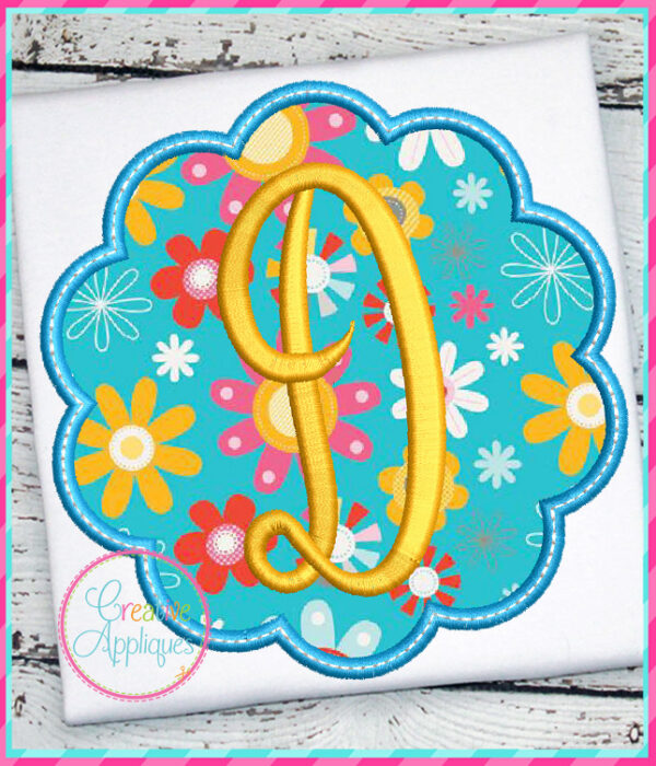 Scallop Frame Applique - Image 2