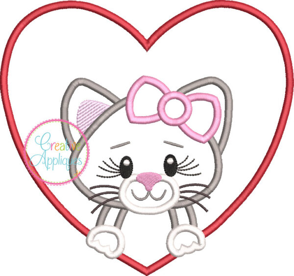 Valentine Animal Heart Applique Set 1 - Image 10