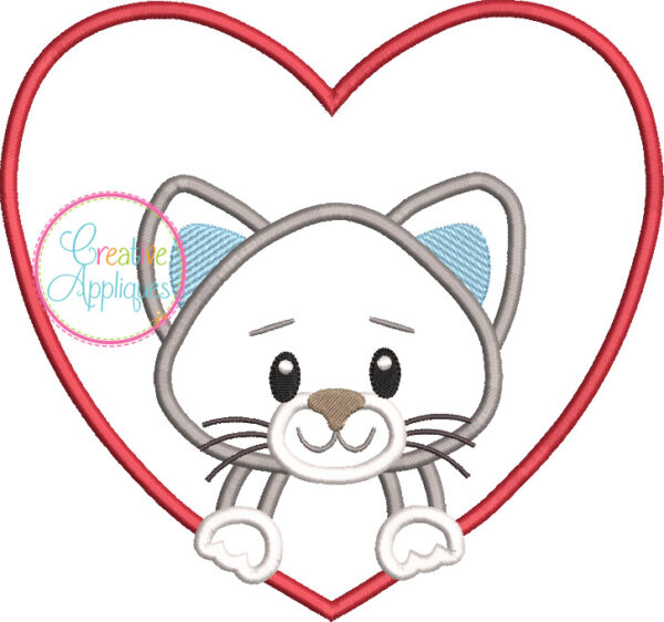 Valentine Animal Heart Applique Set 1 - Image 8