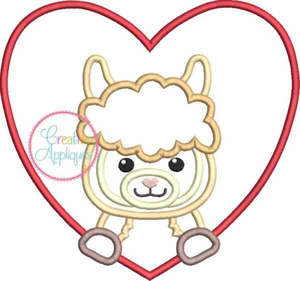 Valentine Animal Heart Applique Set 2 - Image 19