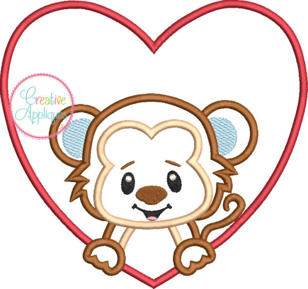 Valentine Animal Heart Applique Set 2 - Image 11