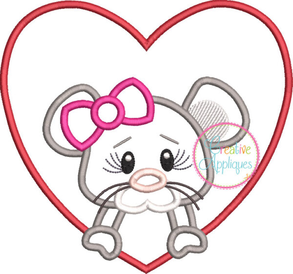 Valentine Animal Heart Applique Set 2 - Image 17